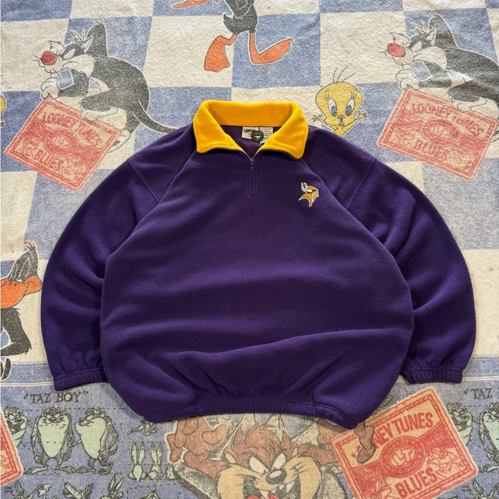Vintage Minnesota Vikings fleece pullover